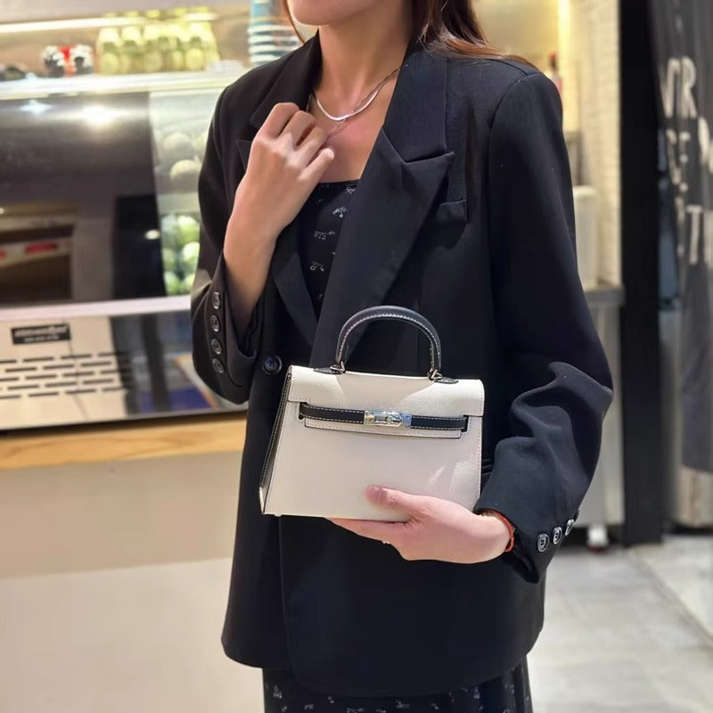 22cm Mini Structured Top-Handle Bag | Crossbody & Handbag | GREEN Factory Direct