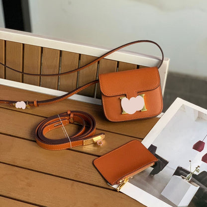 Mini Structured Flap Bag Wholesale | H398 12cm PU Crossbody | GREEN Factory