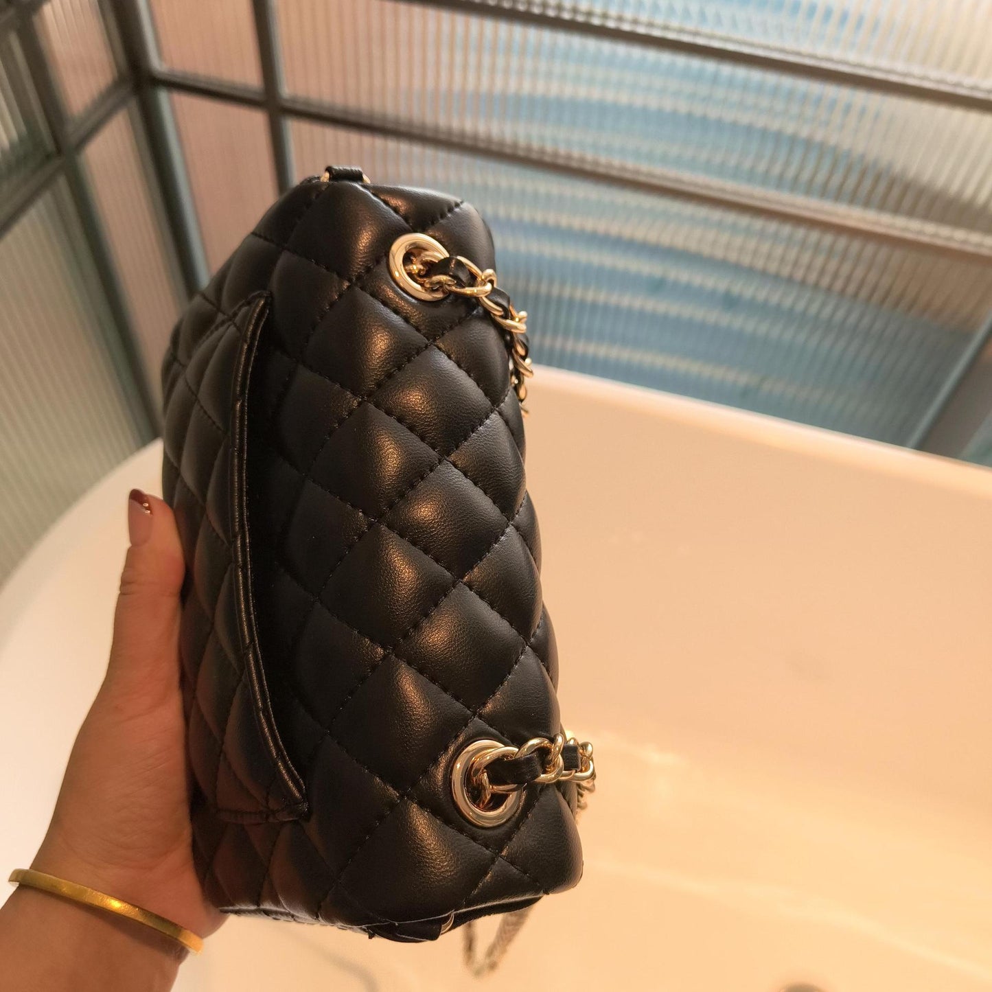 C Series · Mini Genuine Leather Quilted Flap Chain Bag – 6 Colors | Crossbody & Shoulder | Greenyuna