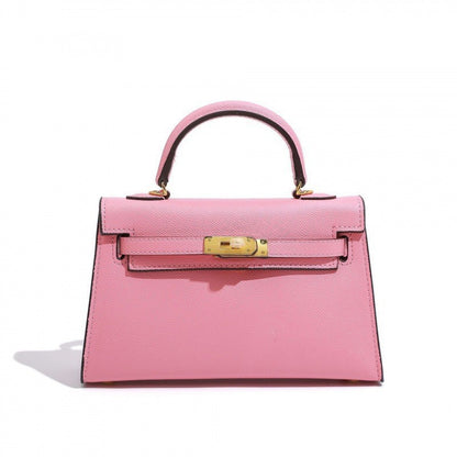 Elegant Structured Bag Wholesale |22 cm PU Handbag Gold| GREEN Factory