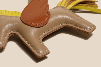 PU Horse Bag Charm | Cute Leather Pendant for Handbags, Keys & Accessories