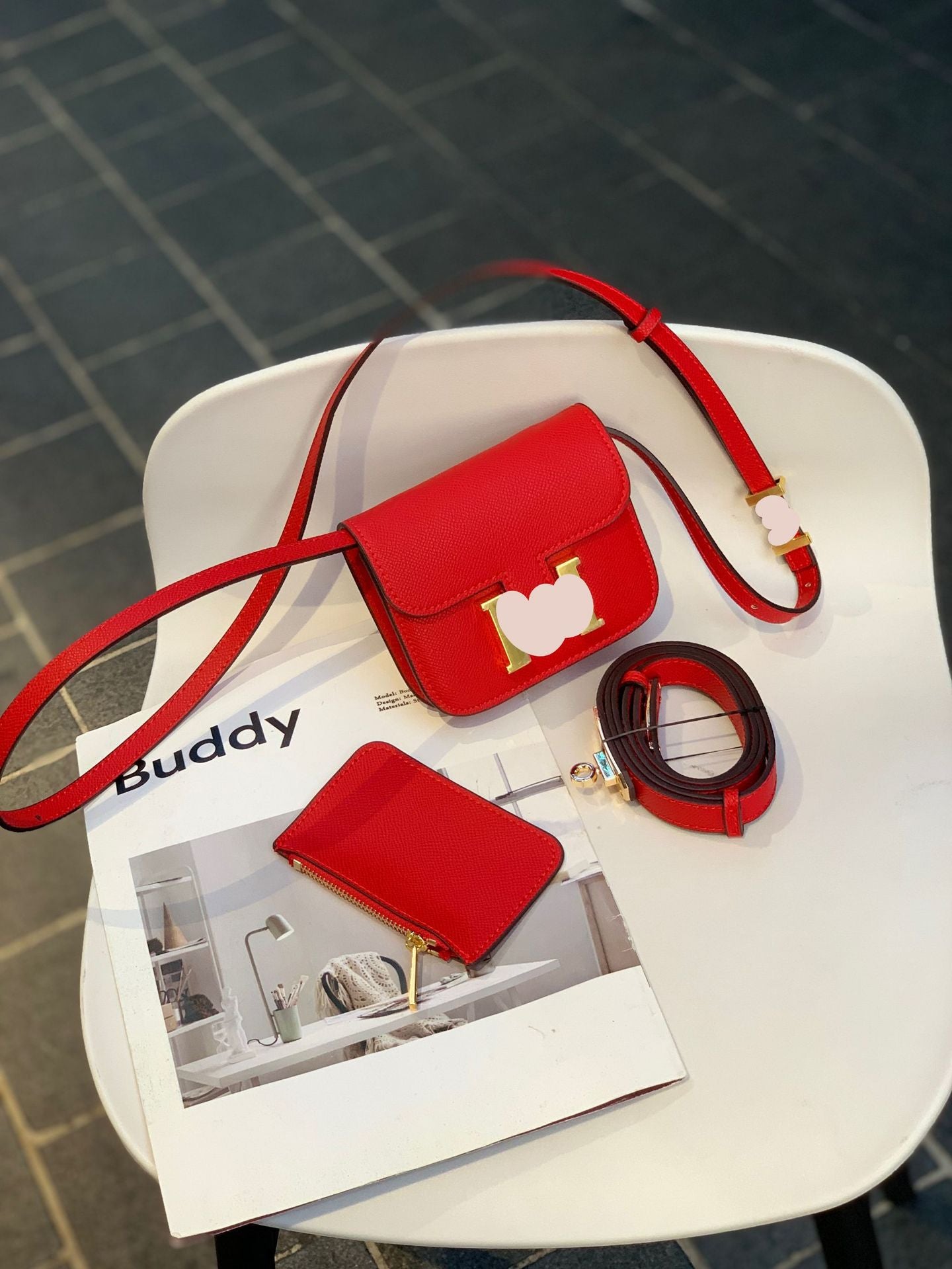 Mini Structured Flap Bag Wholesale | H398 12cm PU Crossbody | GREEN Factory