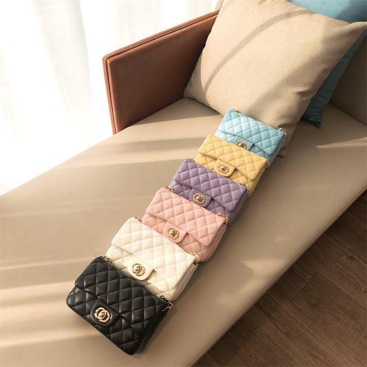 C Series – Small Leather Quilted Crossbody Bag | 7 Colors