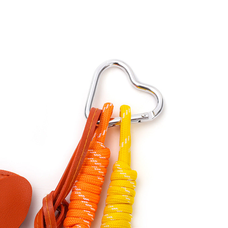 PU Horse Tassel Bag Charm Set | Cute Pendant with Braided Rope