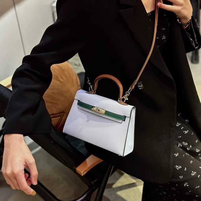 22cm Mini Structured Top-Handle Bag | Crossbody & Handbag | GREEN Factory Direct