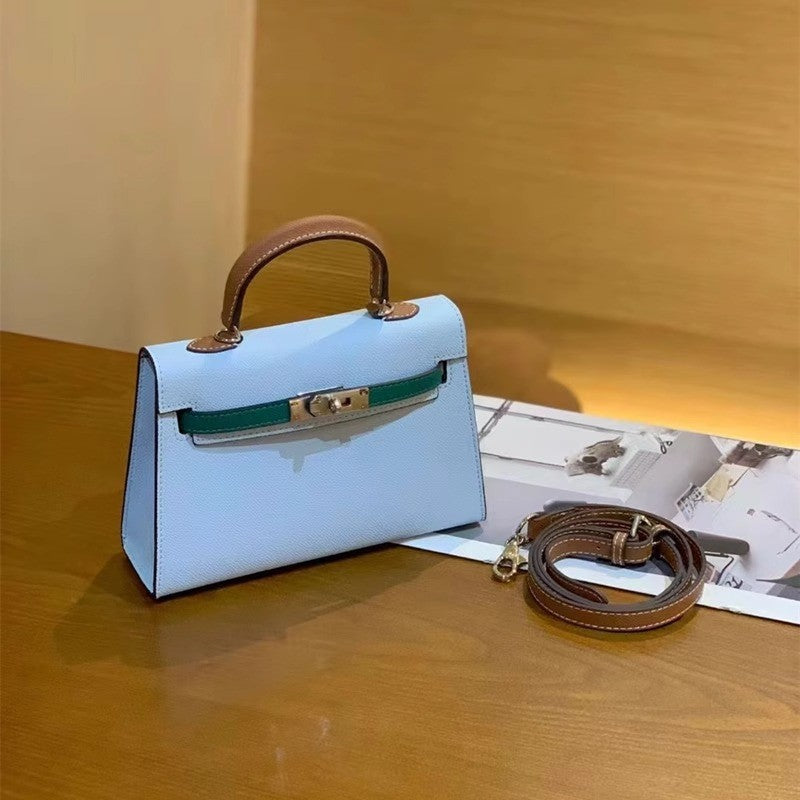 22cm Mini Structured Top-Handle Bag | Crossbody & Handbag | GREEN Factory Direct