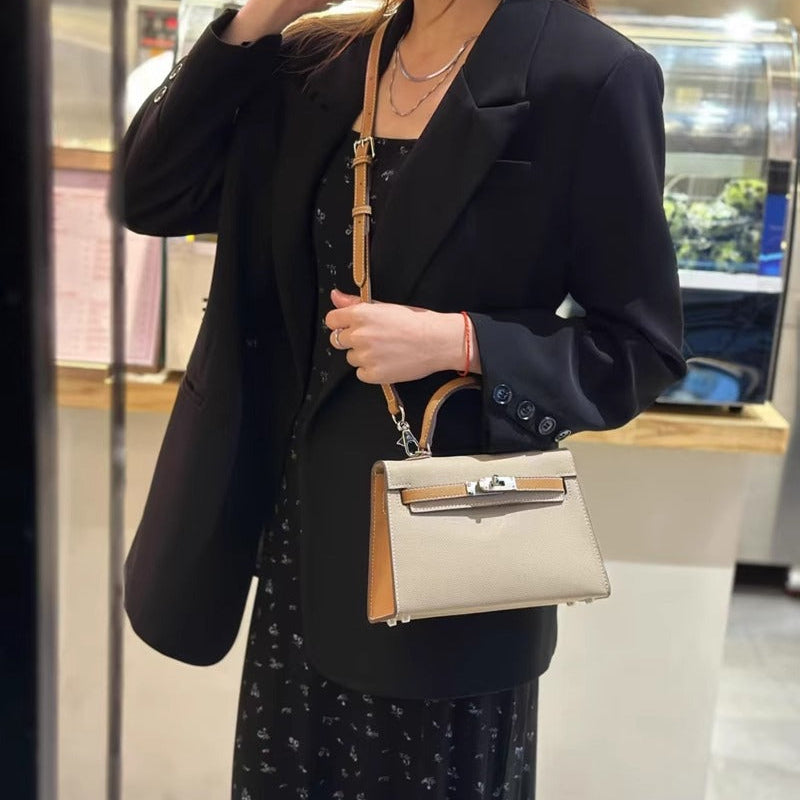 22cm Mini Structured Top-Handle Bag | Crossbody & Handbag | GREEN Factory Direct