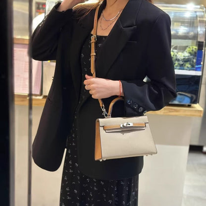 22cm Mini Structured Top-Handle Bag | Crossbody & Handbag | GREEN Factory Direct