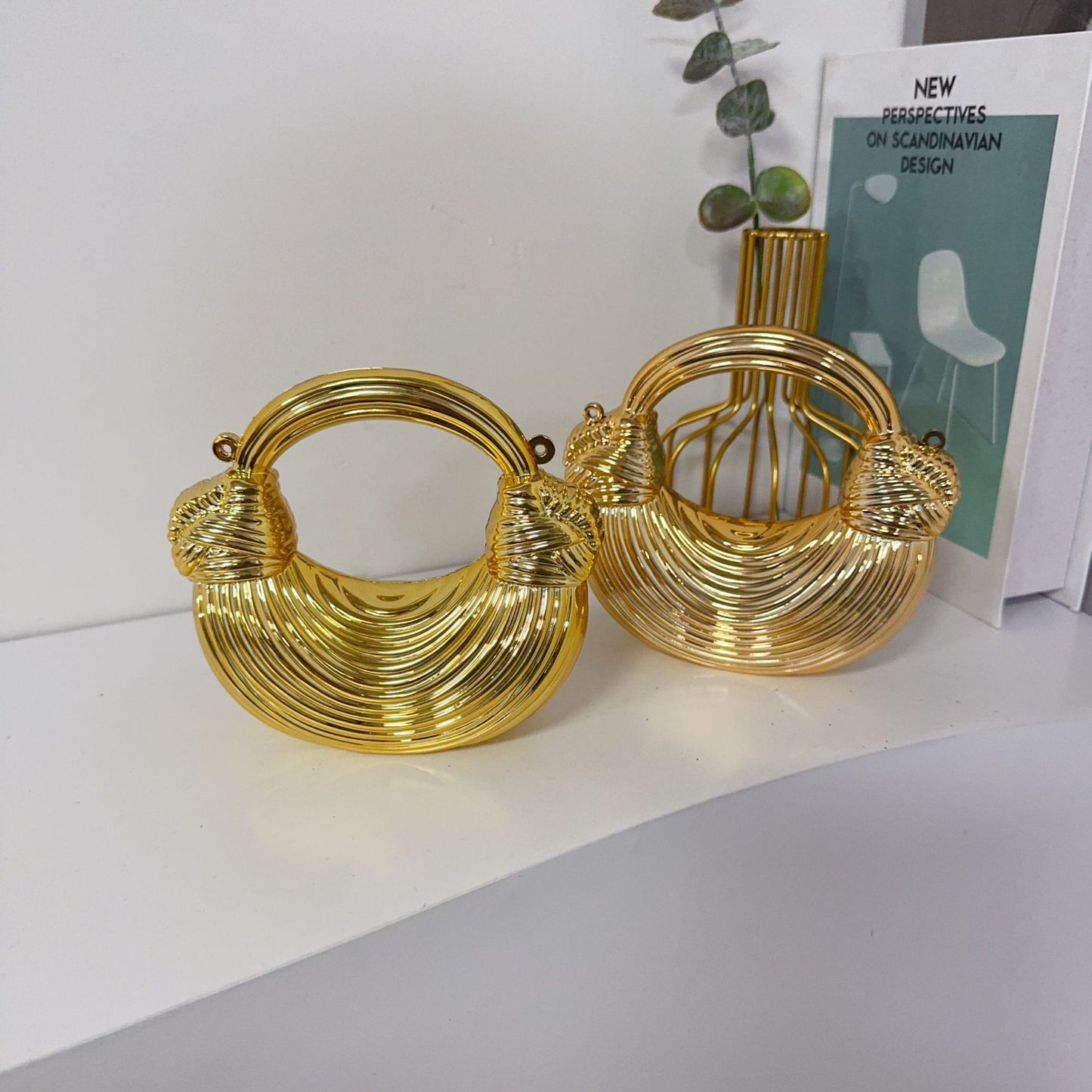 Metal Wire Evening Bag – Mini Top Handle Party Clutch | Greenyuna