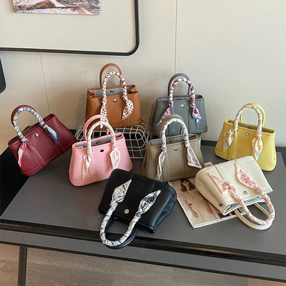 Classic Soft Tote 30cm | Premium PU Daily Handbag – GREEN Factory