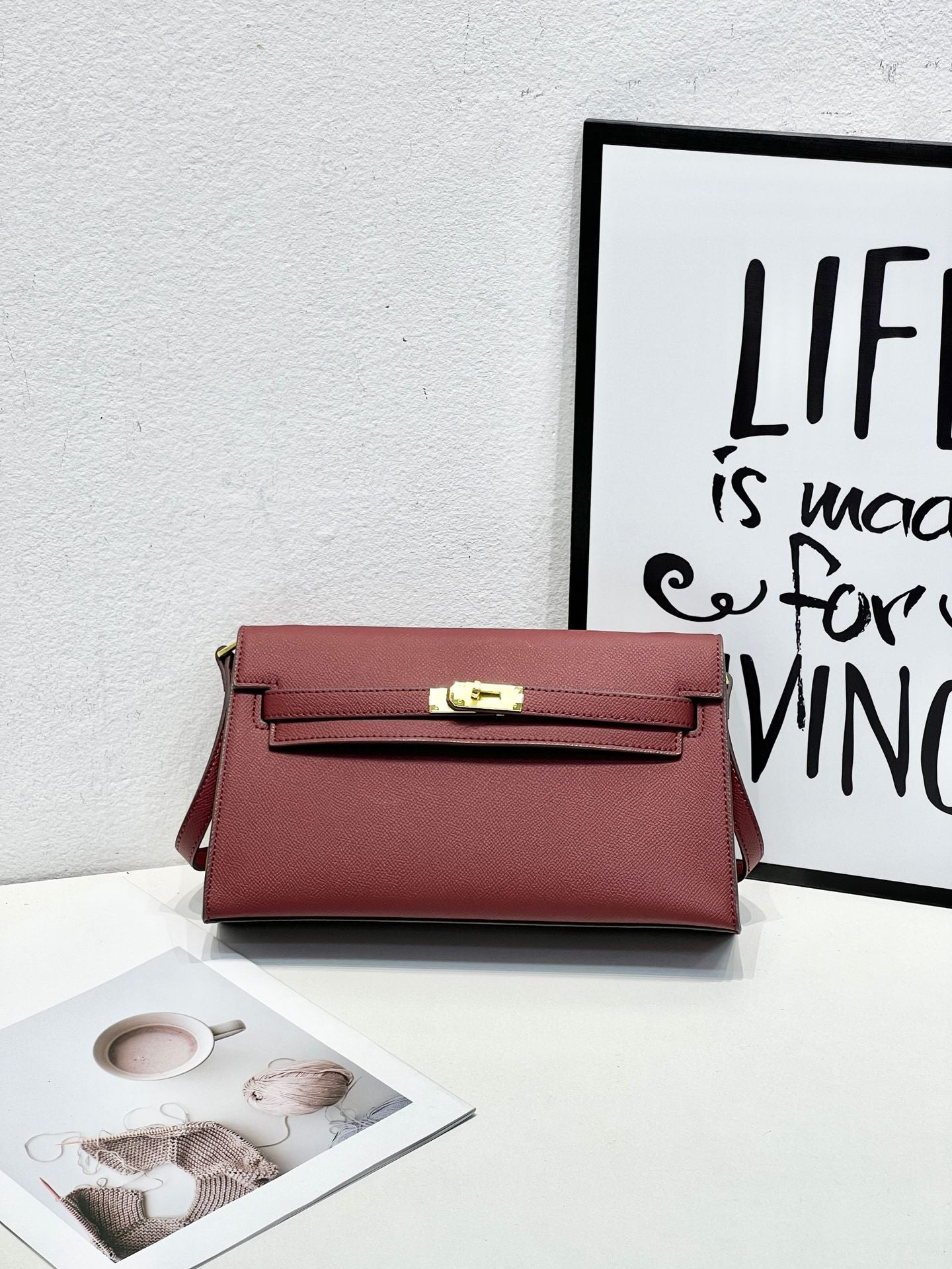 H Series 27 cm Structured Crossbody Bag | Premium PU Leatheruette bag