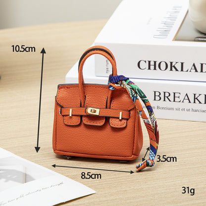 Mini PU Handbag | Cute Decorative Bag Charm & Collectible Ornament
