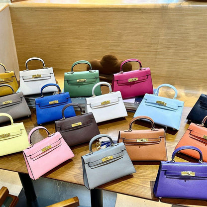 Elegant Structured Bag Wholesale |22 cm PU Handbag Gold| GREEN Factory