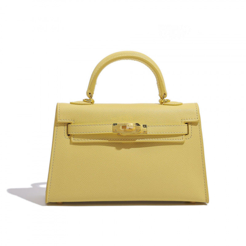 Elegant Structured Bag Wholesale |22 cm PU Handbag Gold| GREEN Factory