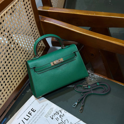 Elegant Structured Bag Wholesale |22 cm PU Handbag Silver | GREEN Factory