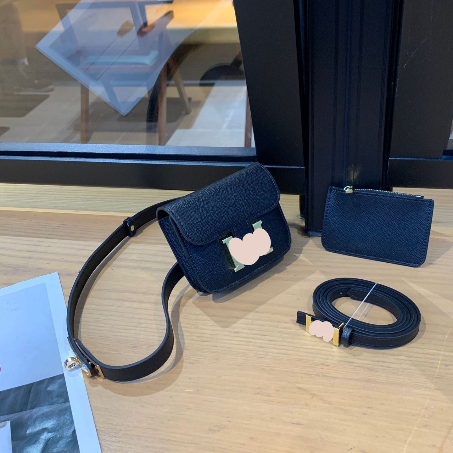 Mini Structured Flap Bag Wholesale | H398 12cm PU Crossbody | GREEN Factory