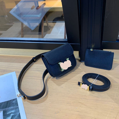 Mini Structured Flap Bag Wholesale | H398 12cm PU Crossbody | GREEN Factory