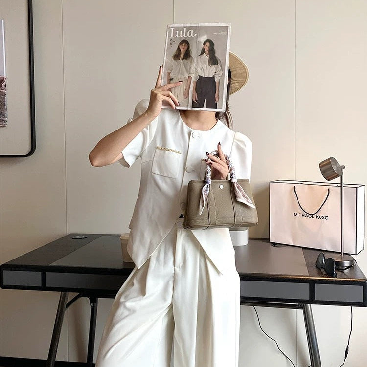 Classic Soft Tote 30cm | Premium PU Daily Handbag – GREEN Factory