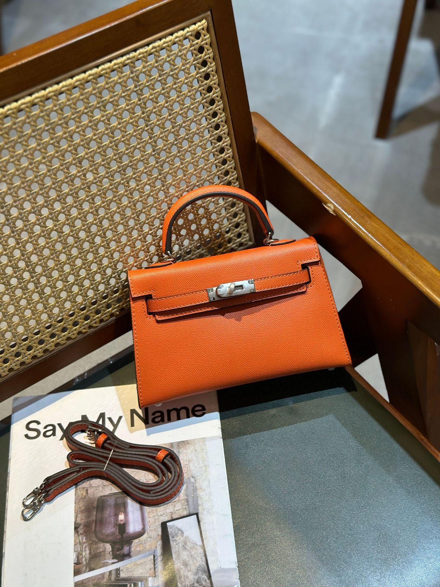 Elegant Structured Bag Wholesale |22 cm PU Handbag Silver | GREEN Factory