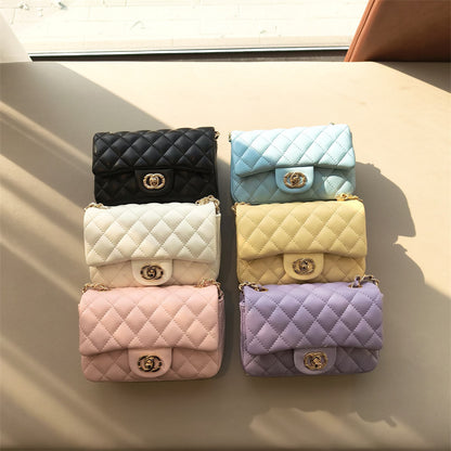 C Series – Small Leather Quilted Crossbody Bag | 7 Colors