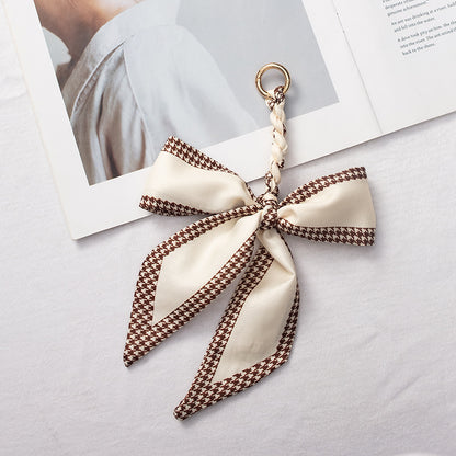 Silk Scarf Bag Charm – Twilly Ribbon Purse Accessory | Greenyuna