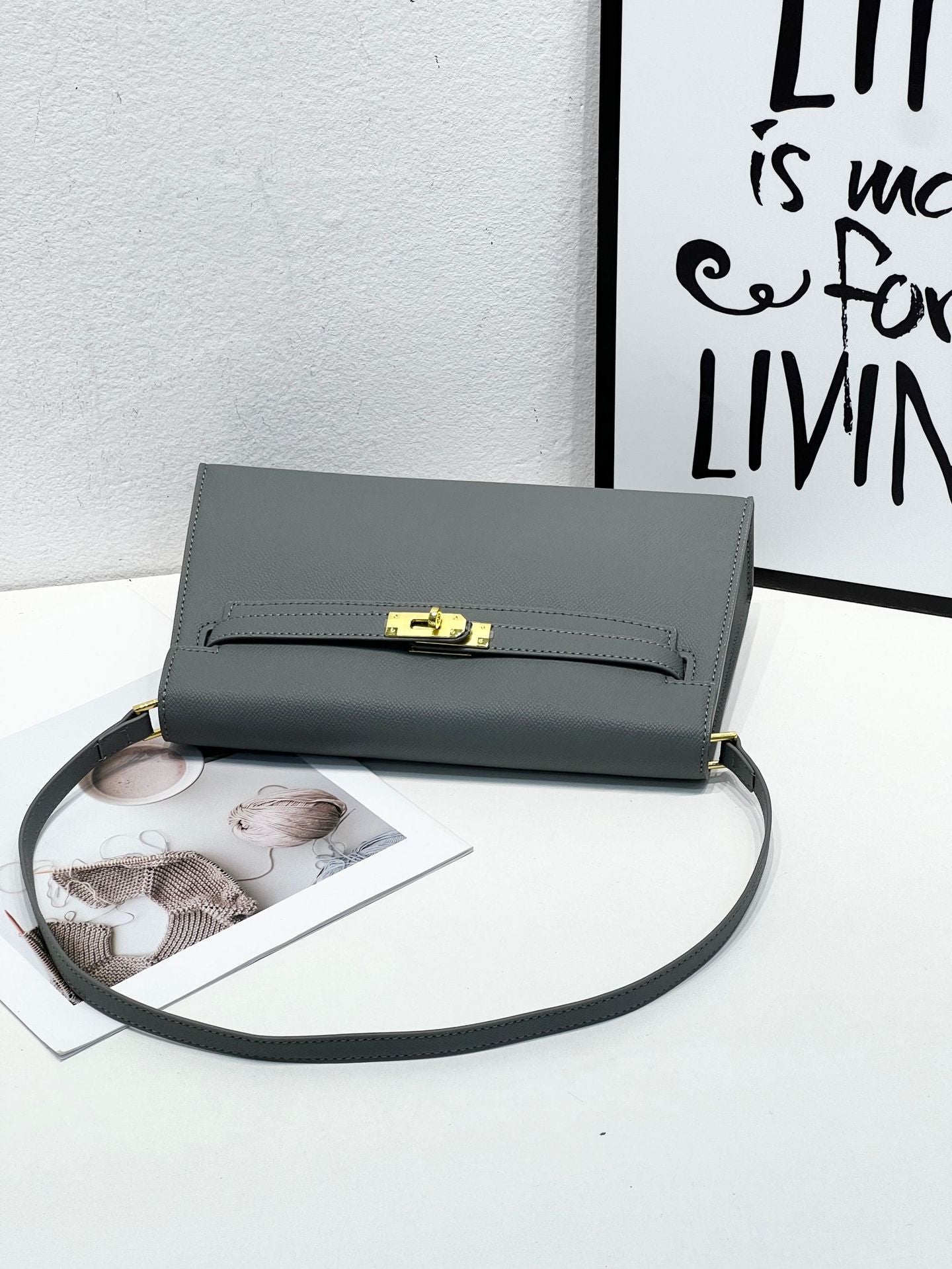 H Series 27 cm Structured Crossbody Bag | Premium PU Leatheruette bag