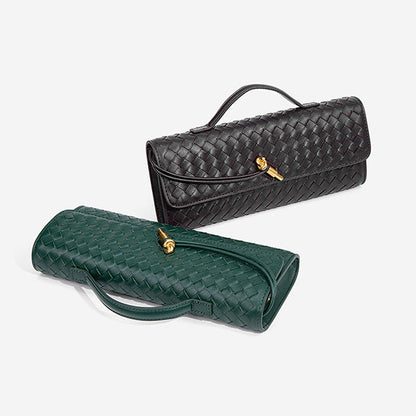 Croc Embossed Evening Clutch 30cm | Shoulder & Hand Carry | GREEN Factory