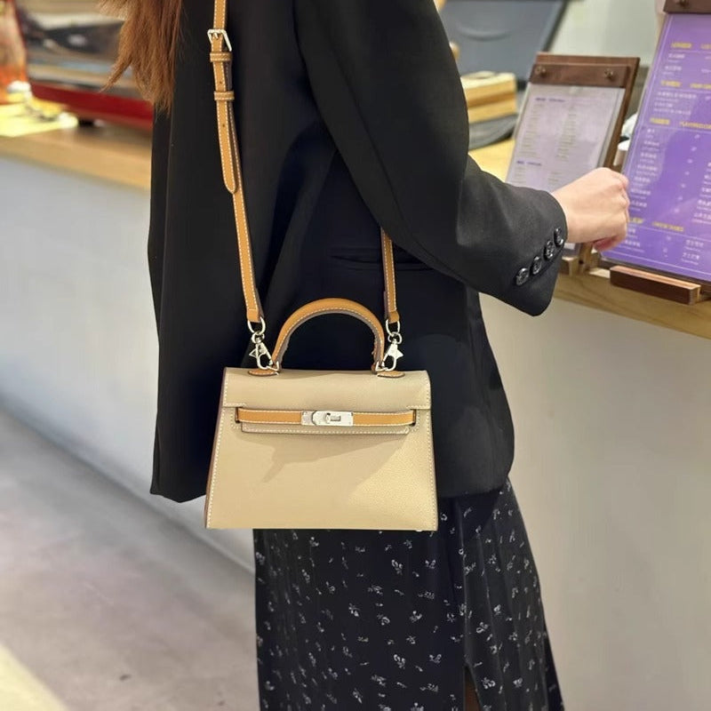 22cm Mini Structured Top-Handle Bag | Crossbody & Handbag | GREEN Factory Direct